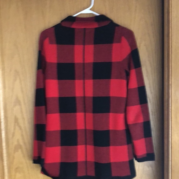 Cardigan sweater, Adrienne Vittadini, full double zippered, womens size S - Picture 5 of 5